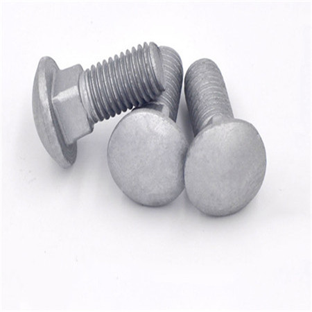 DIN603鍍鋅半螺紋馬車螺栓中國緊固件鍍鎳馬車螺栓