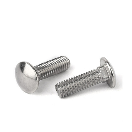 DIN 603鍍鋅鋼細螺紋大號方形蘑菇頭托架螺栓和螺母
