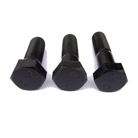 高強度黑色陽極氧化教練螺栓8.8 10.9 12.9 DIN603杯頭螺栓