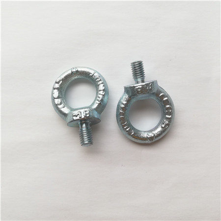 鍍鋅旋轉吊環螺栓DIN580帶螺母的吊環螺釘