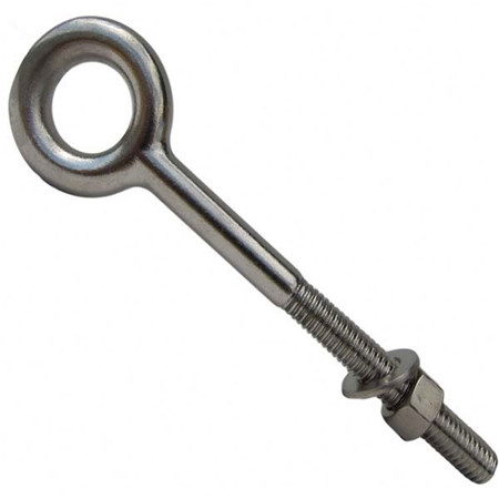 鈦鍍鋅螺栓，中國製造碳鋼鍍鋅帶環螺絲眼螺栓
