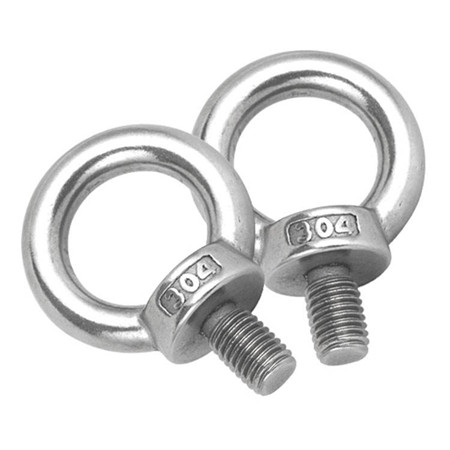 公制鍍鋅碳鋼DIN 580金屬橢圓形起重木螺紋吊環螺栓