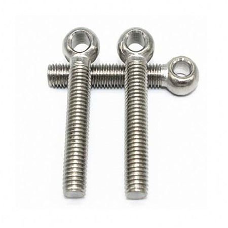 不銹鋼SS304 Ss 316六角螺栓和螺母鍍鋅吊環螺栓和錨固小吊環螺栓