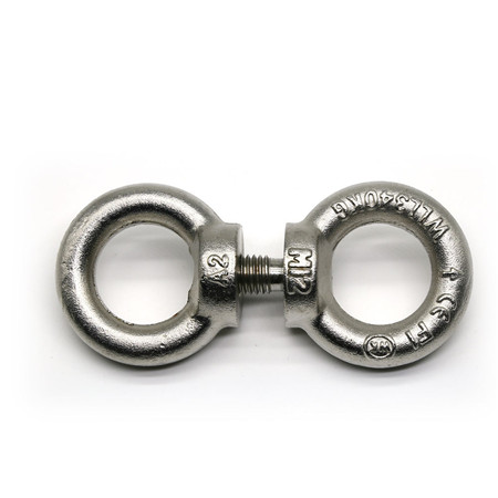 中國高品質的帶螺母熱浸鍍鋅的鍛造吊環螺栓。